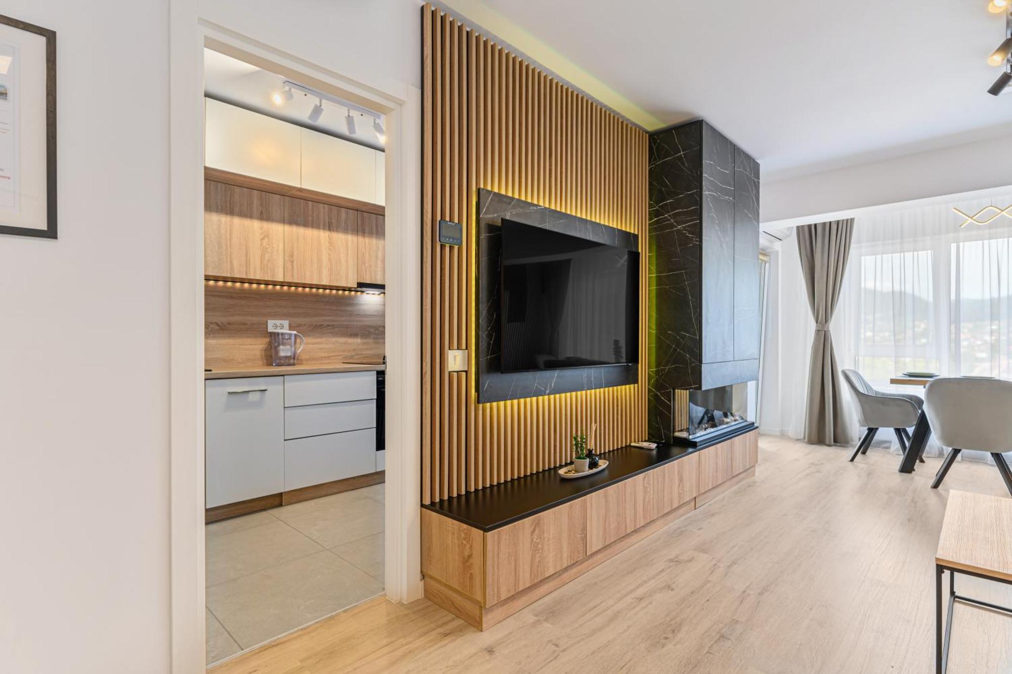 Mountain View Retreat Apartment - Braşov Exterior foto